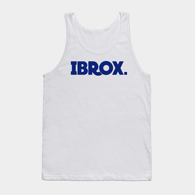 Ibrox Tank Top by FootballArcade